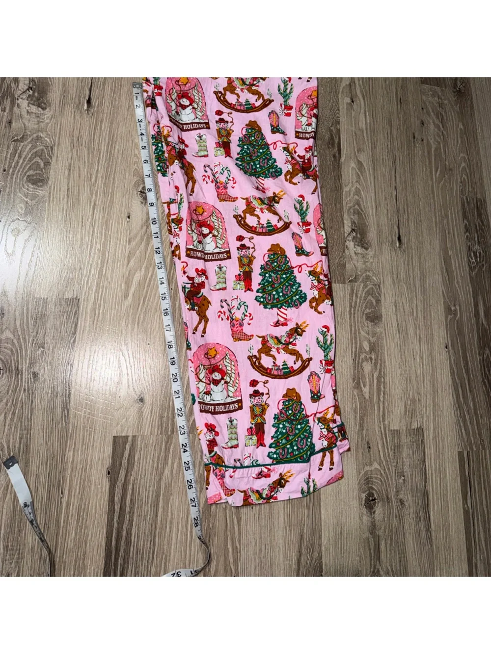 PRINTFRESH - COWBOY CHRISTMAS LONG PAJAMA SET MEDIUM - Picture 8 of 12